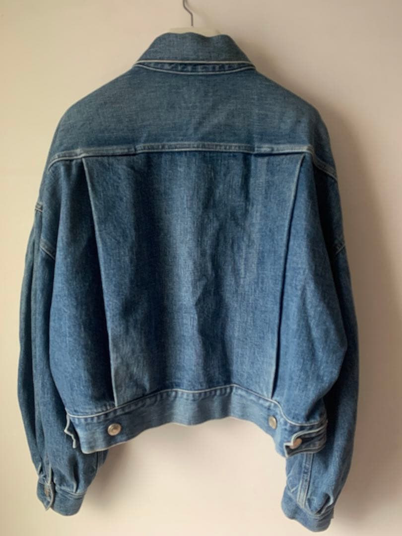 ハイク　HYKE BALOON SLEEVE DENIM JACKET TYPE