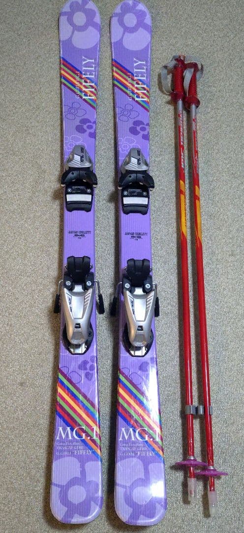 子供用 スキーセット 板118cm、ブーツ 23.0cm