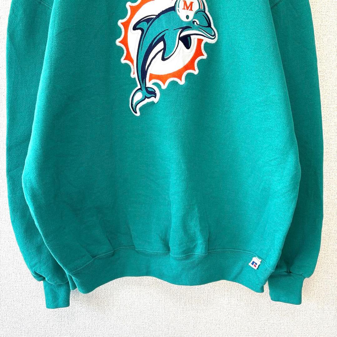Russell 90s USA製 NFL アメフト　マイアミドルフィンズ　XL