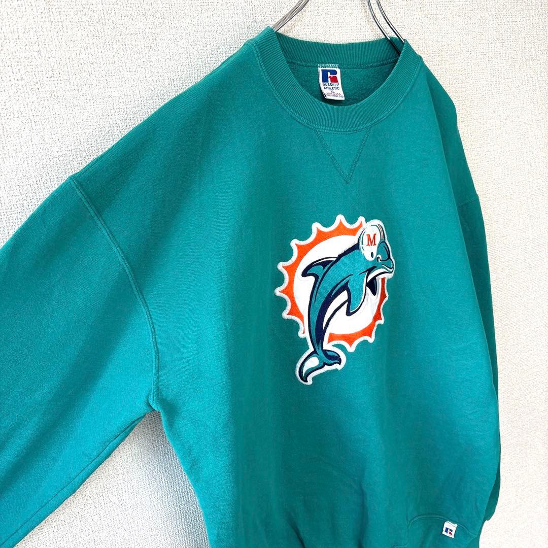 Russell 90s USA製 NFL アメフト　マイアミドルフィンズ　XL