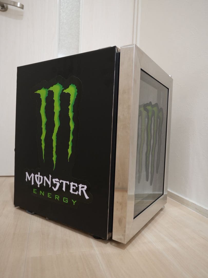 【ガレージ・店舗向け】Monster Energy デザイン カスタム冷蔵庫｜