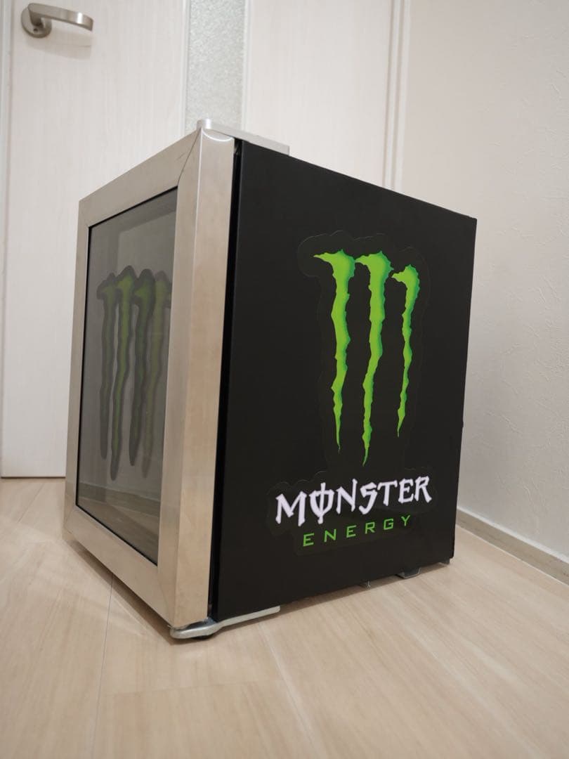 【ガレージ・店舗向け】Monster Energy デザイン カスタム冷蔵庫｜
