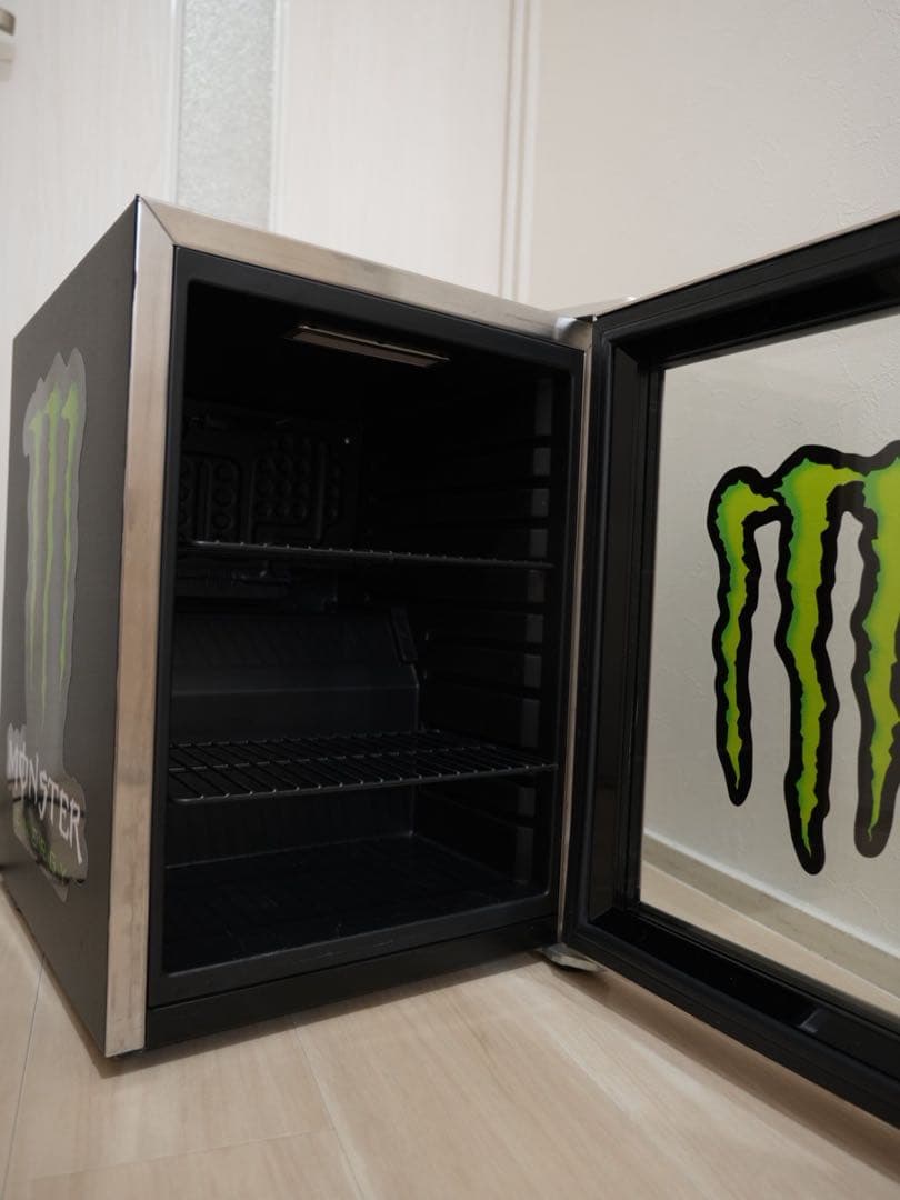 【ガレージ・店舗向け】Monster Energy デザイン カスタム冷蔵庫｜