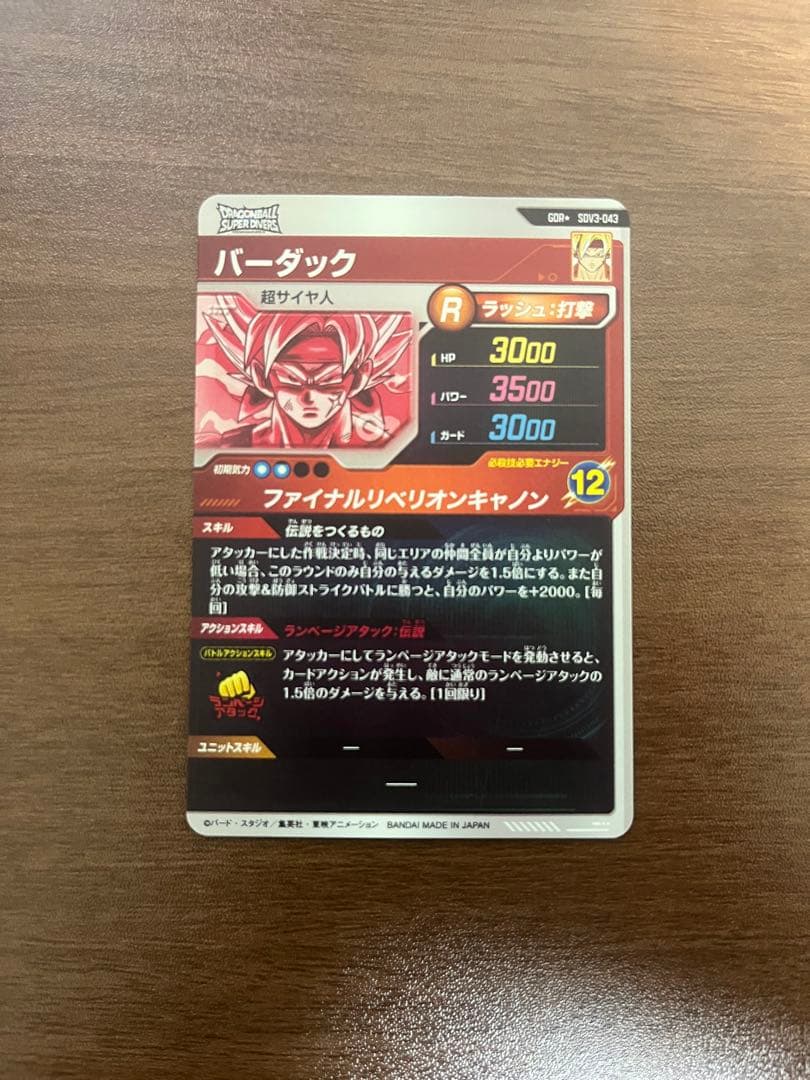 バーダック　パラレル