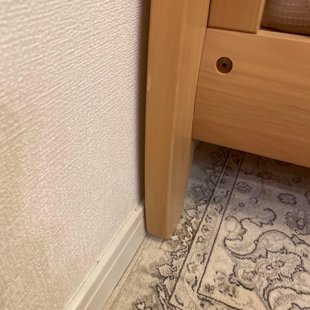 最終値下げ　Boori スレイ　6歳まで使える木製ベビーベッド マットレス付