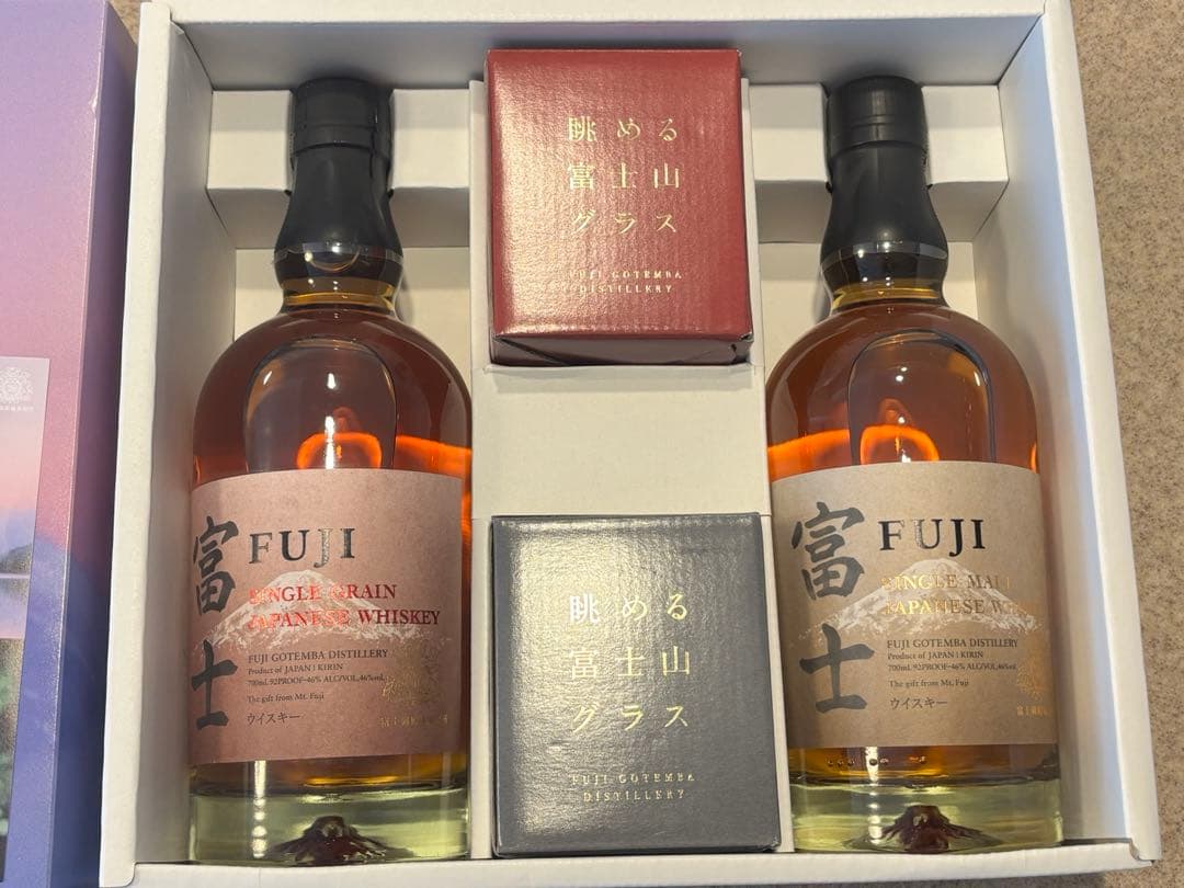 【グラス付き アソートボックス】キリン ジャパニーズウィスキー富士