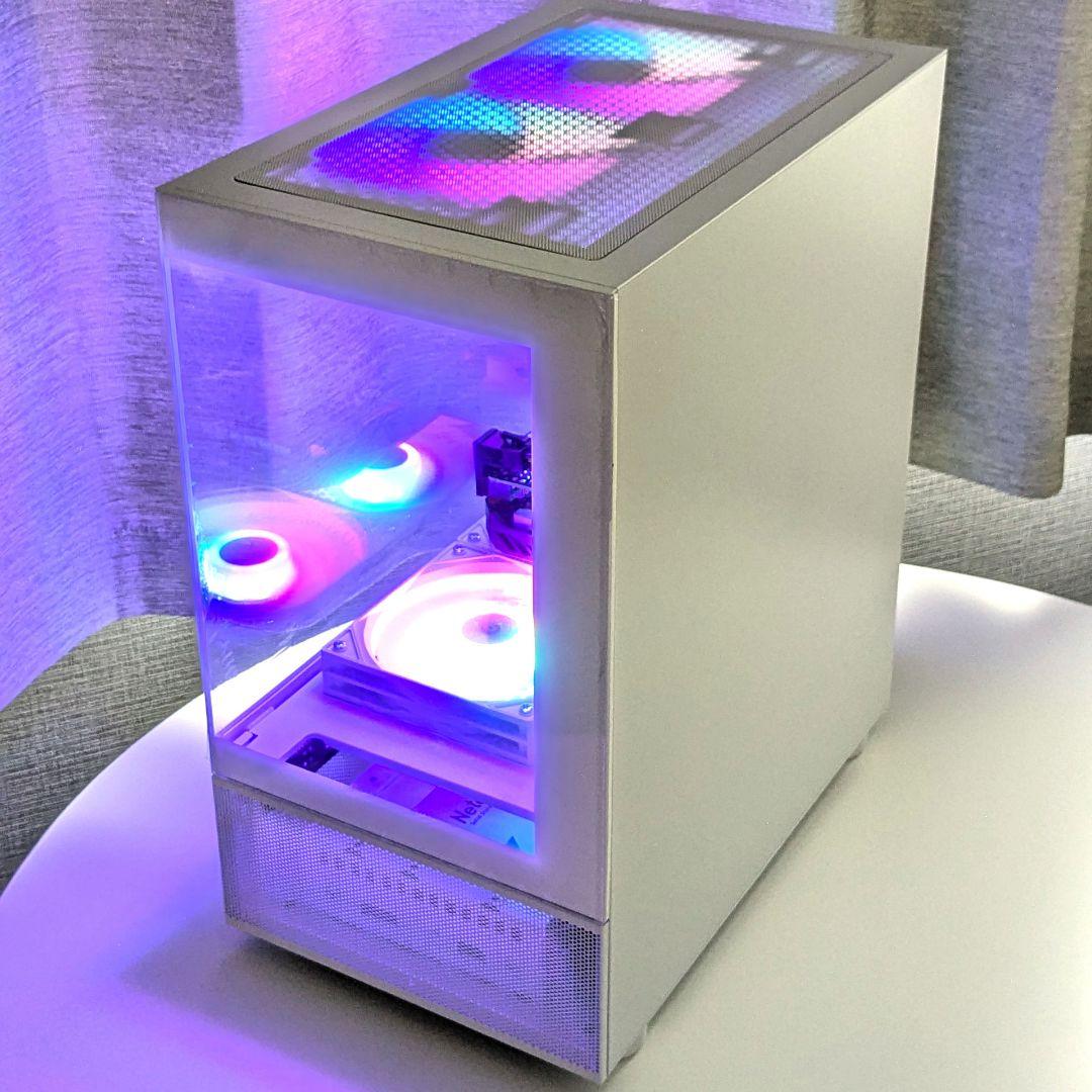 新品白ケース RGBファン搭載 自作ゲーミングPC GTX1660SUPER搭載