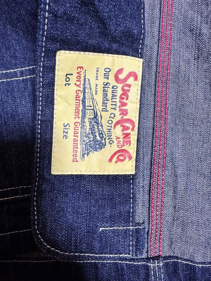 【mieco】SUGAR CANE デニムカバーオール サイズ38