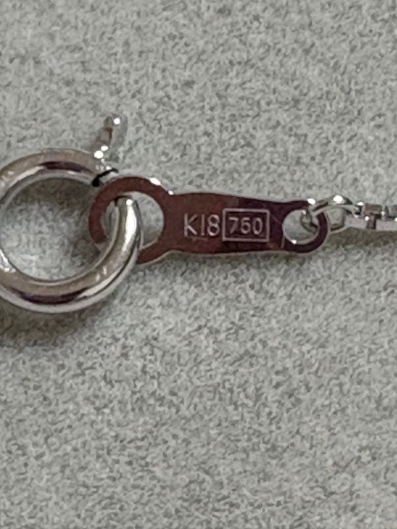 モニッケンダム　ダイヤネックレス　1.02ct k18(ロジウムコーティング)