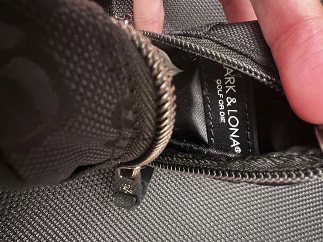 MARK & LONA ゴルフポーチ ブラック