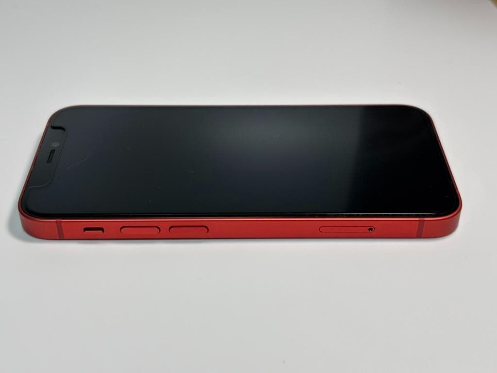 【美品】iPhone 12 mini レッド 128GB　Simフリー　72％