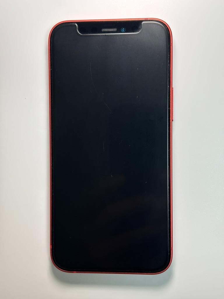 【美品】iPhone 12 mini レッド 128GB　Simフリー　72％