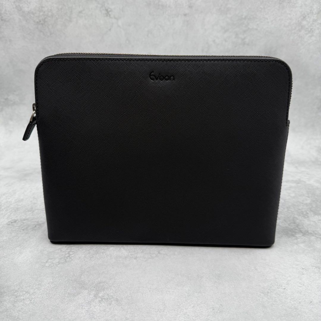 新品未使用✨Evoon みがるサコッシュレザー ショルダーバッグ 黒