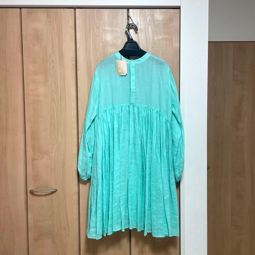 beardsley ビアズリー　リネンギャザーチュニック