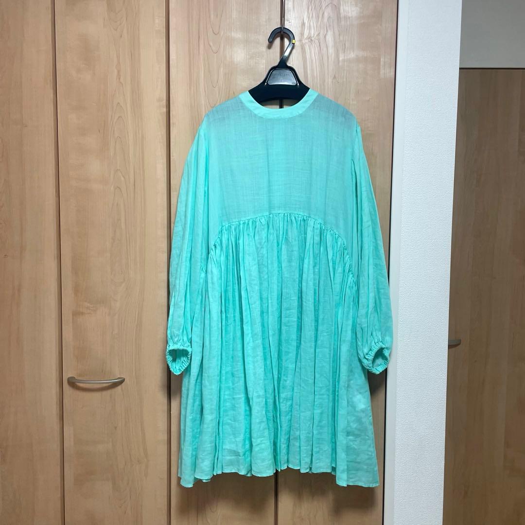 beardsley ビアズリー　リネンギャザーチュニック