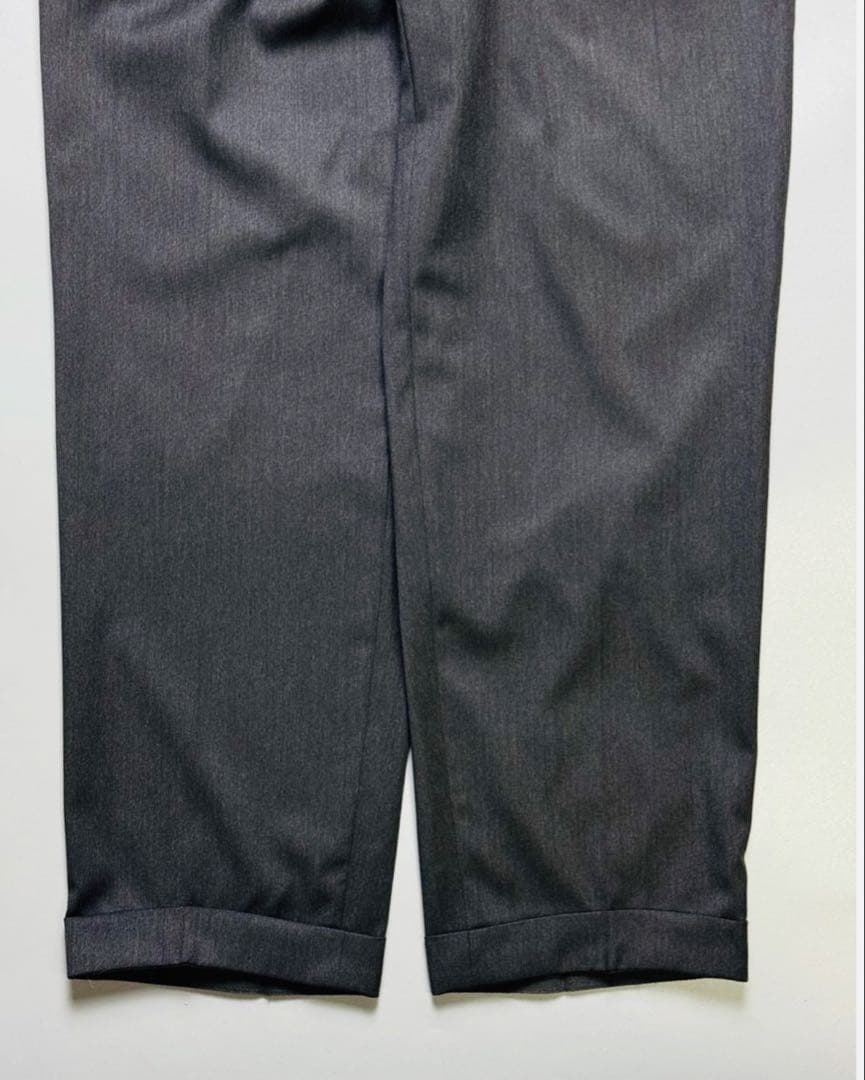 Brioni Cortina ウール スーパー 150's グレー スラックス