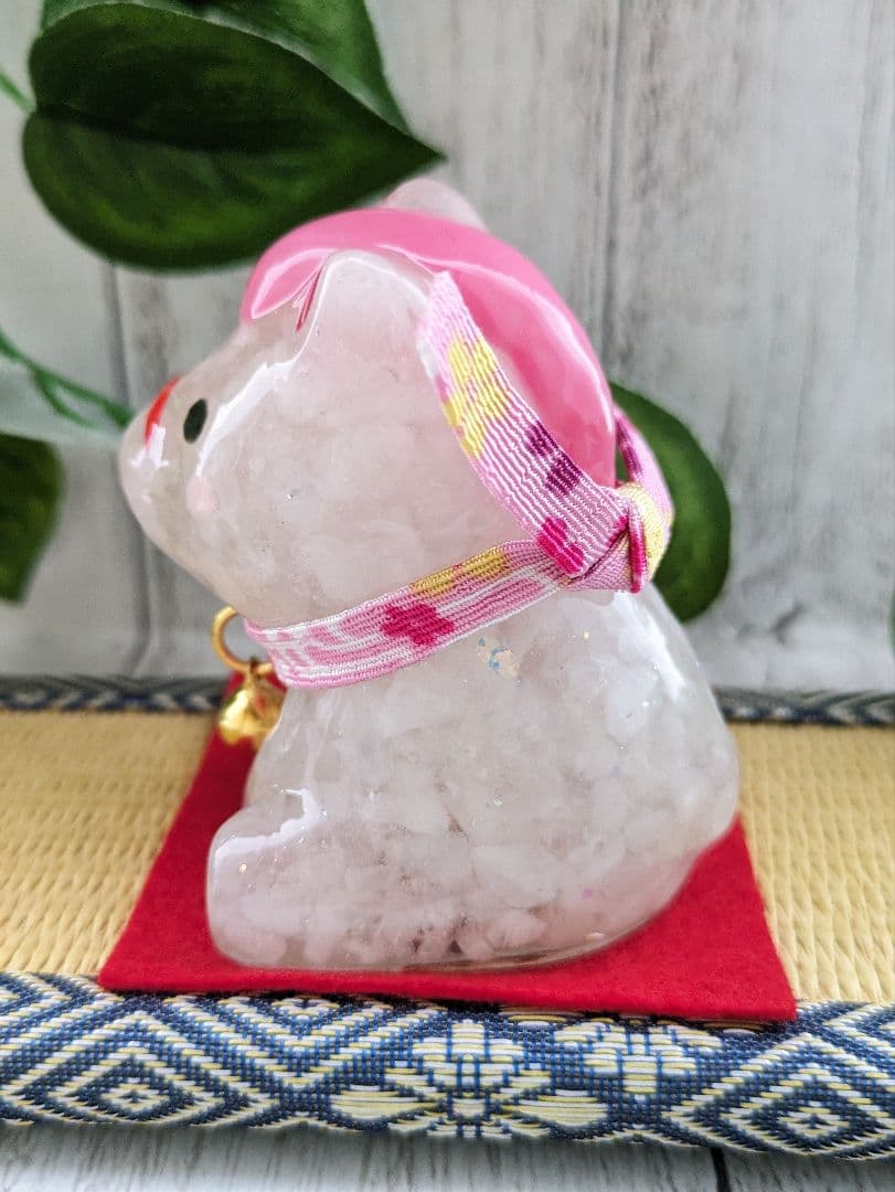 【今年も残り2ヶ月】❶白水晶の干支おうまちゃん形オルゴナイト☆他１点