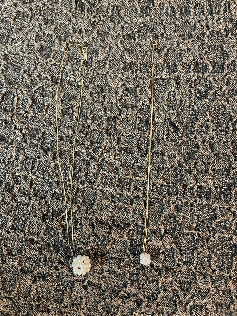 もっちさん専用　パールネックレス　２個セット 18金