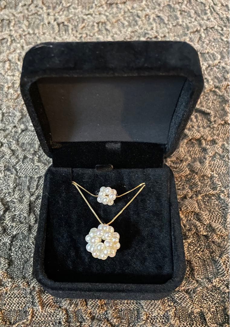 もっちさん専用　パールネックレス　２個セット 18金