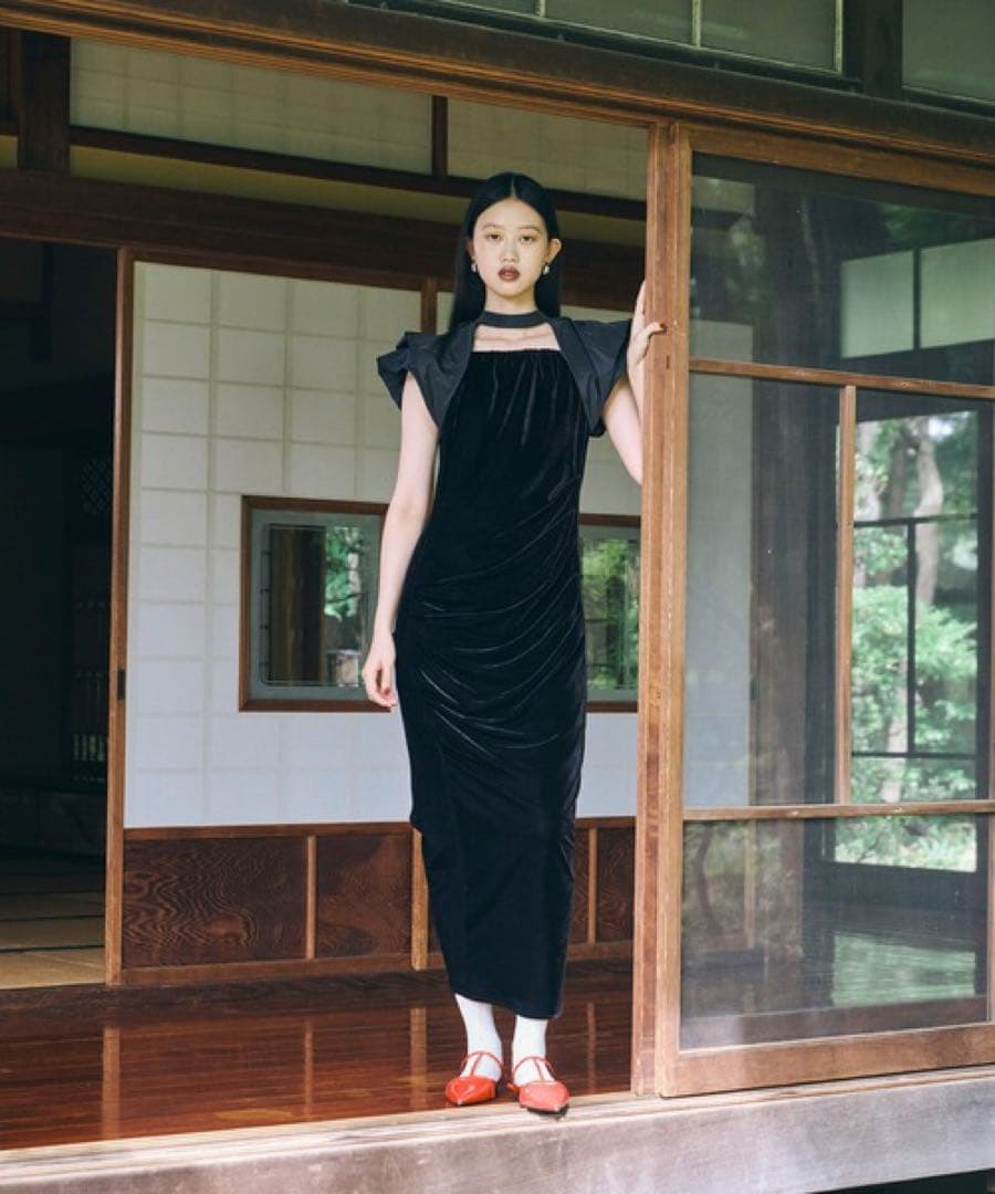 【美品✨】アンドレスド パーティドレス/オケージョンドレス/ロング