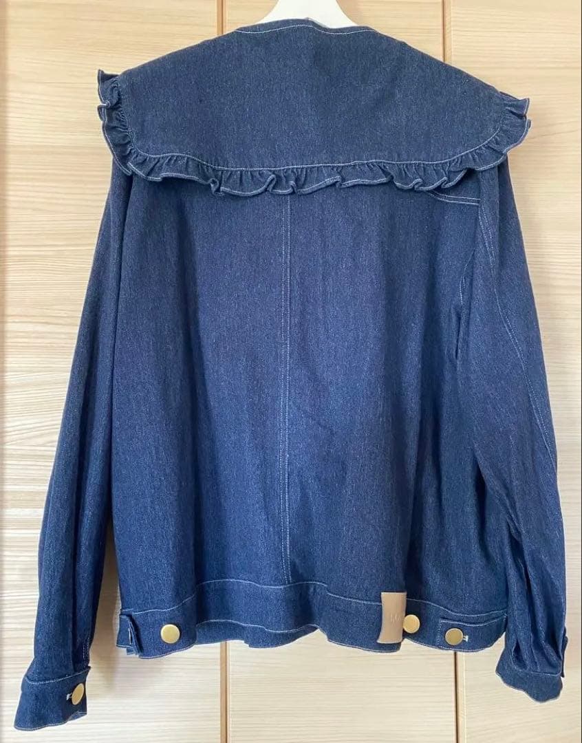 太*郎様 Louiosy ルオシー つけ襟+ノーカラーデニムジャケット