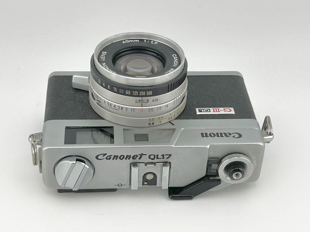 【完動品】 Canon Canonet QL17 GIII 動作確認モルト貼替済