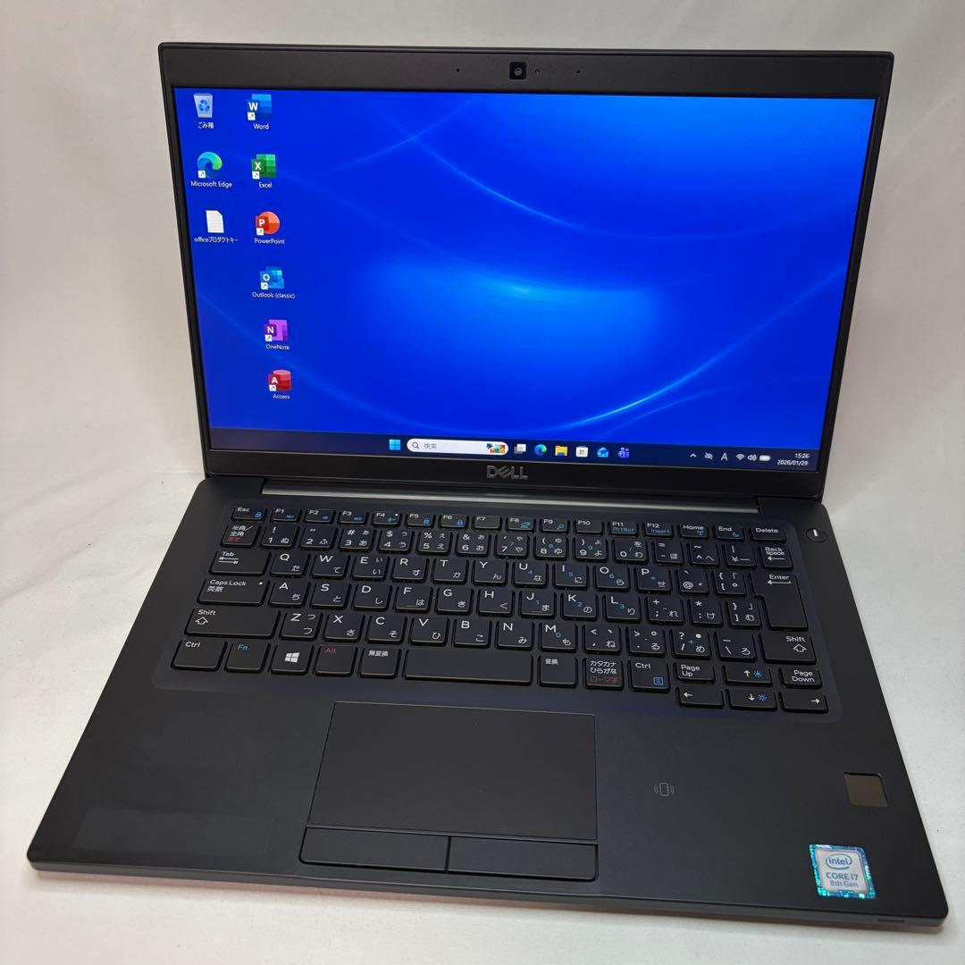 準美品 Latitude 7390 Core i7 16GB 512G オフィス