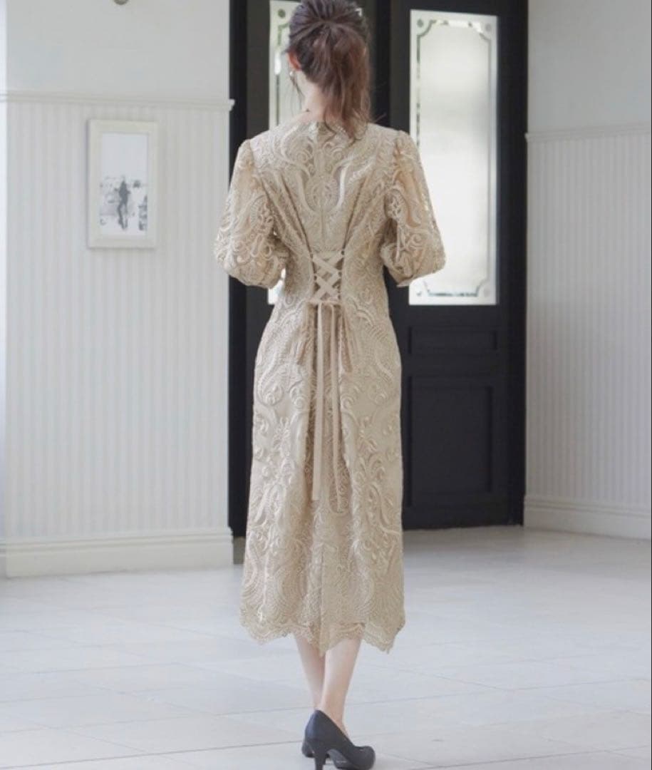 q【美品】ニアナ ハレモード ワンピース 結婚式 ドレス オケージョン