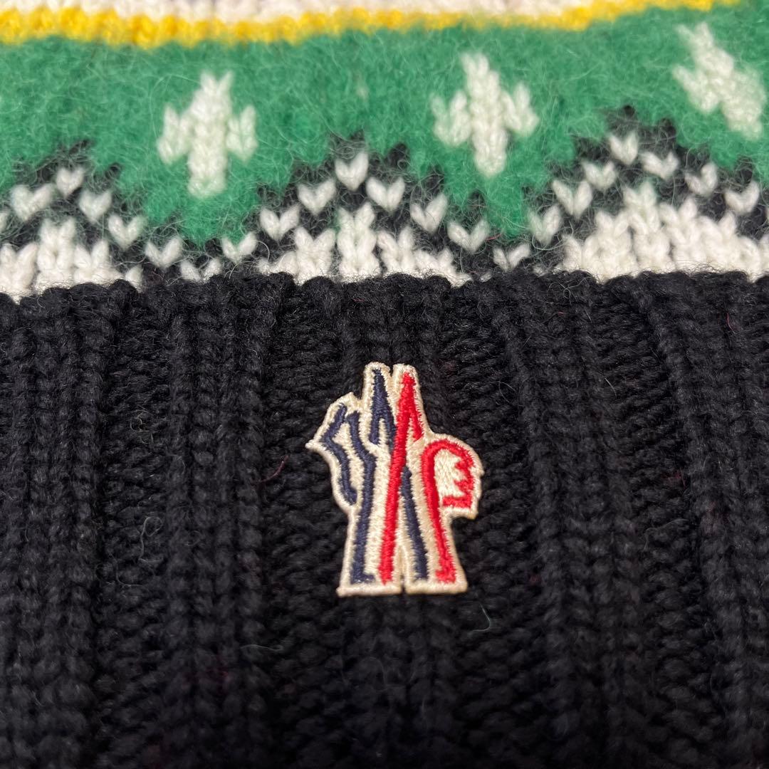 Moncler アフリカンパターン ニット帽