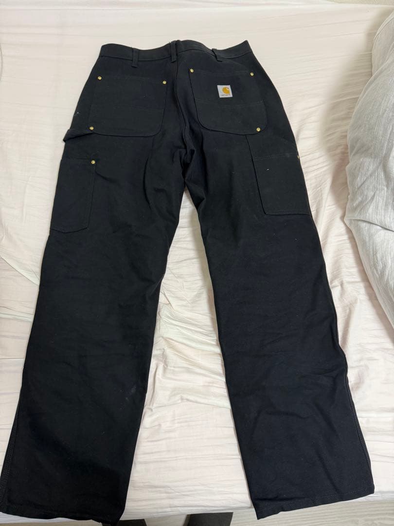 カーハート ダブルニーワークパンツ Carhartt B01 ブラック