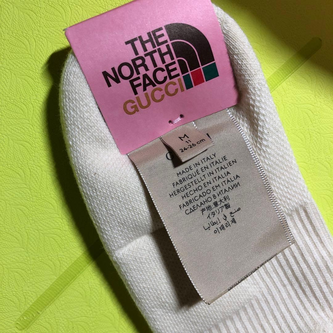 GUCCI ×THE NORTH FACE⭐️ソックス　新品未使用　メンズ　M