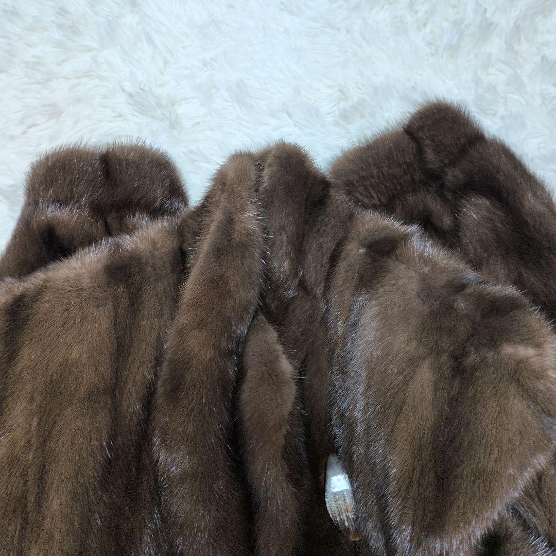 【極美品】サガミンク　SURELLE MEISEL-PESKINファーコート