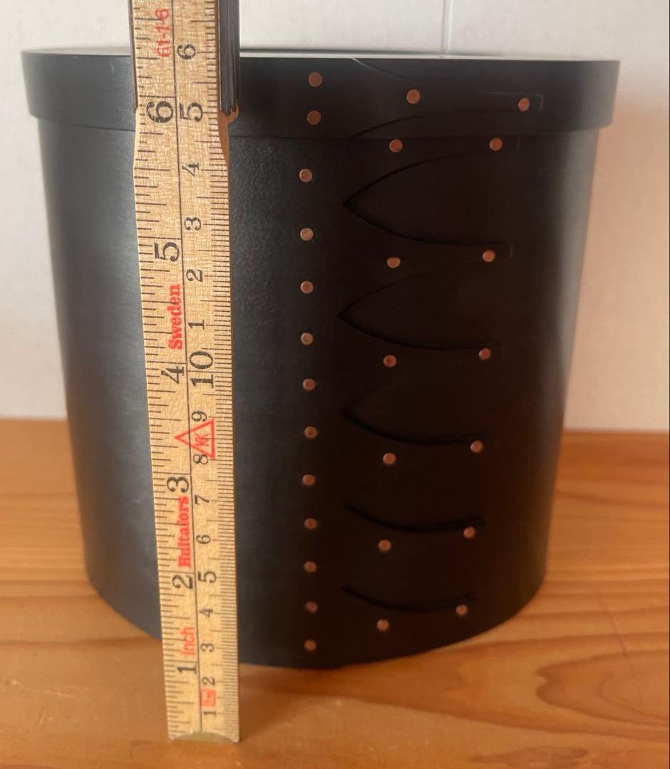 IFUJI 井藤昌志　卓上ゴミ箱　三度塗り黒　シェーカーボックス