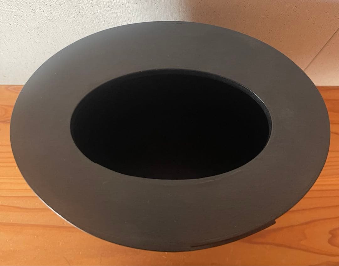 IFUJI 井藤昌志　卓上ゴミ箱　三度塗り黒　シェーカーボックス