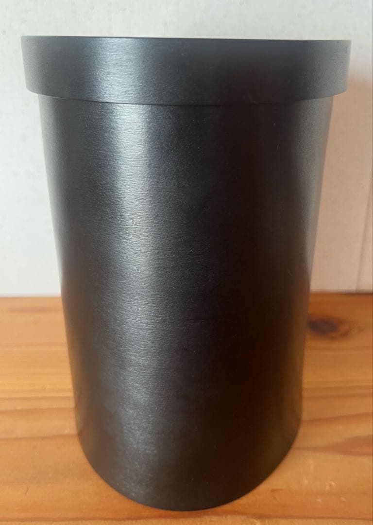 IFUJI 井藤昌志　卓上ゴミ箱　三度塗り黒　シェーカーボックス