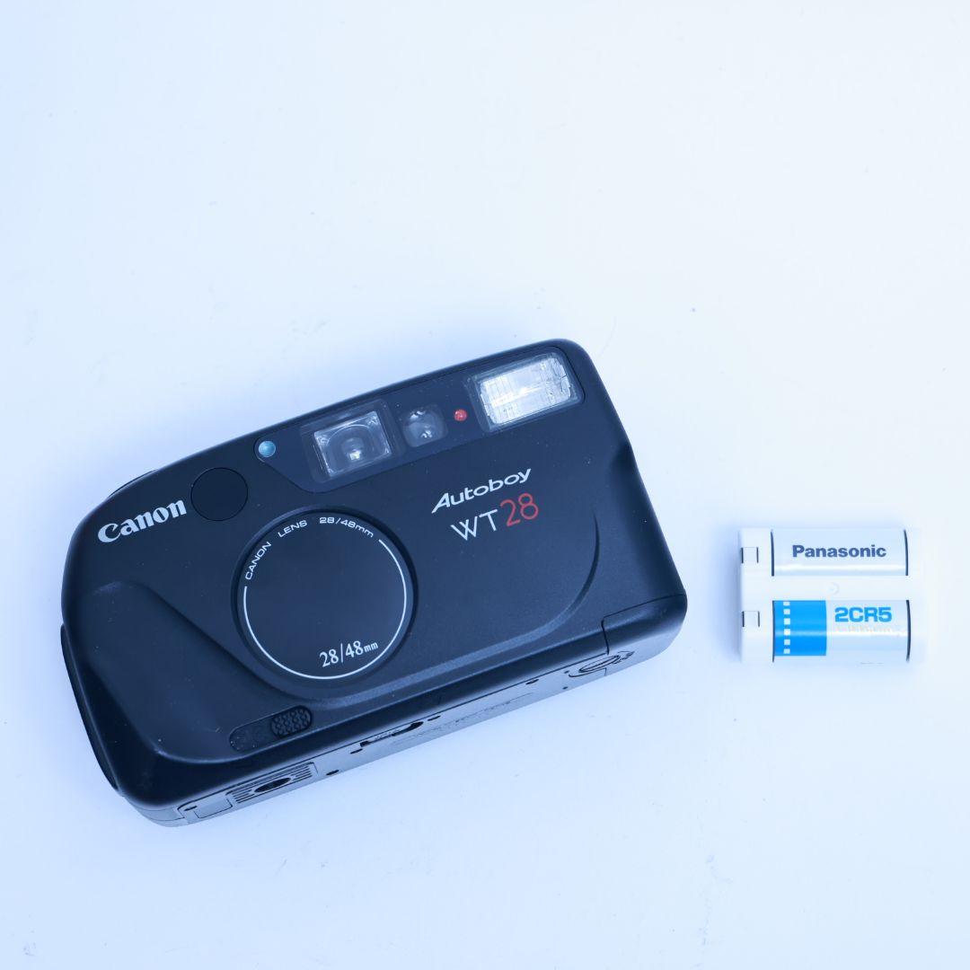 フィルムカメラ Canon Autoboy WT 電池付28mm単焦点