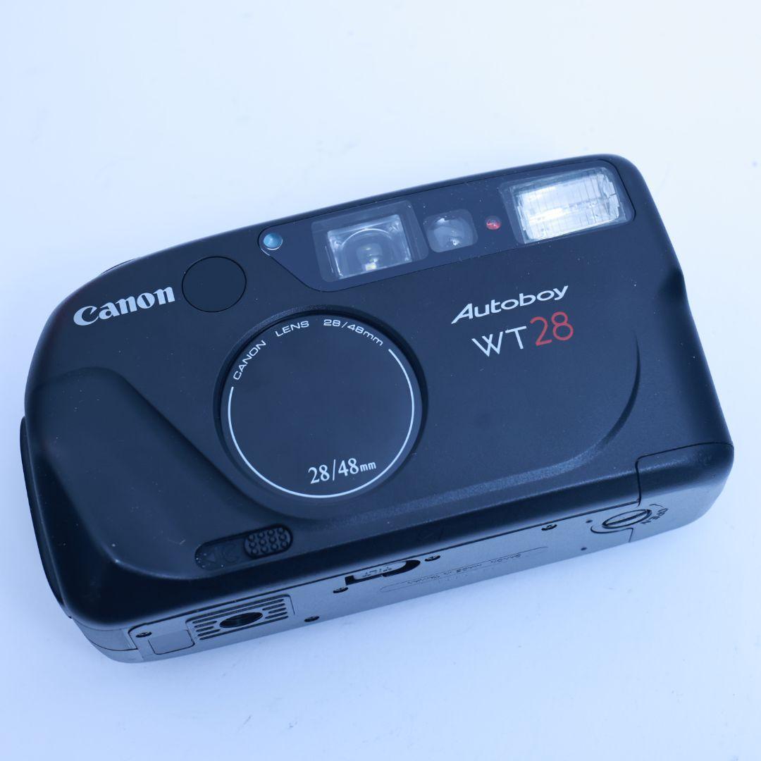 フィルムカメラ Canon Autoboy WT 電池付28mm単焦点
