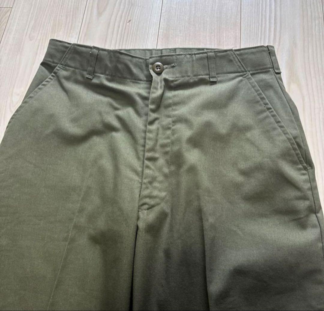 g*i様 美品　80s US army ベイカーパンツ　カーキ　ファティーグ　O
