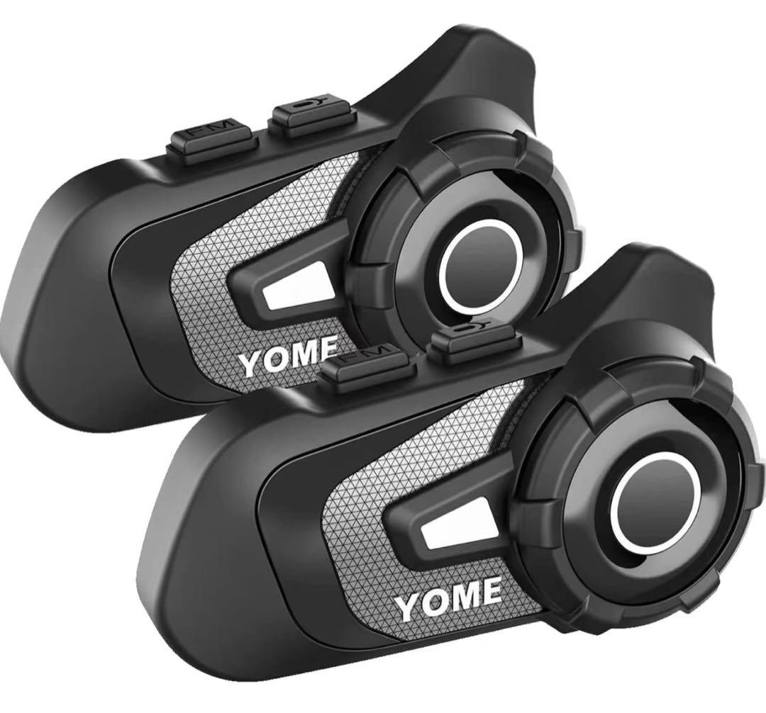 バイクインカム最大10人同時通話最先端Bluetooth5.2S2 Plus２台