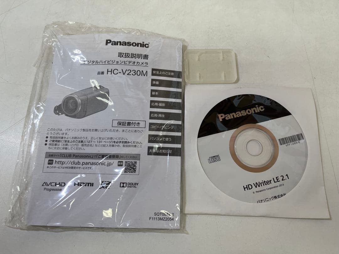 G172 Panasonic HC-V230M ビデオカメラ本体 パナソニック