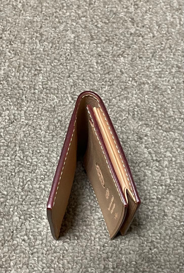 GANZO ガンゾ　CORDOVAN (コードバン) 通しマチ名刺入れ