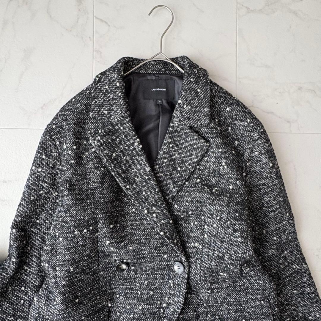 未使用✨定価5万《ロートレアモン》24AW ネップツイードジャケット 38
