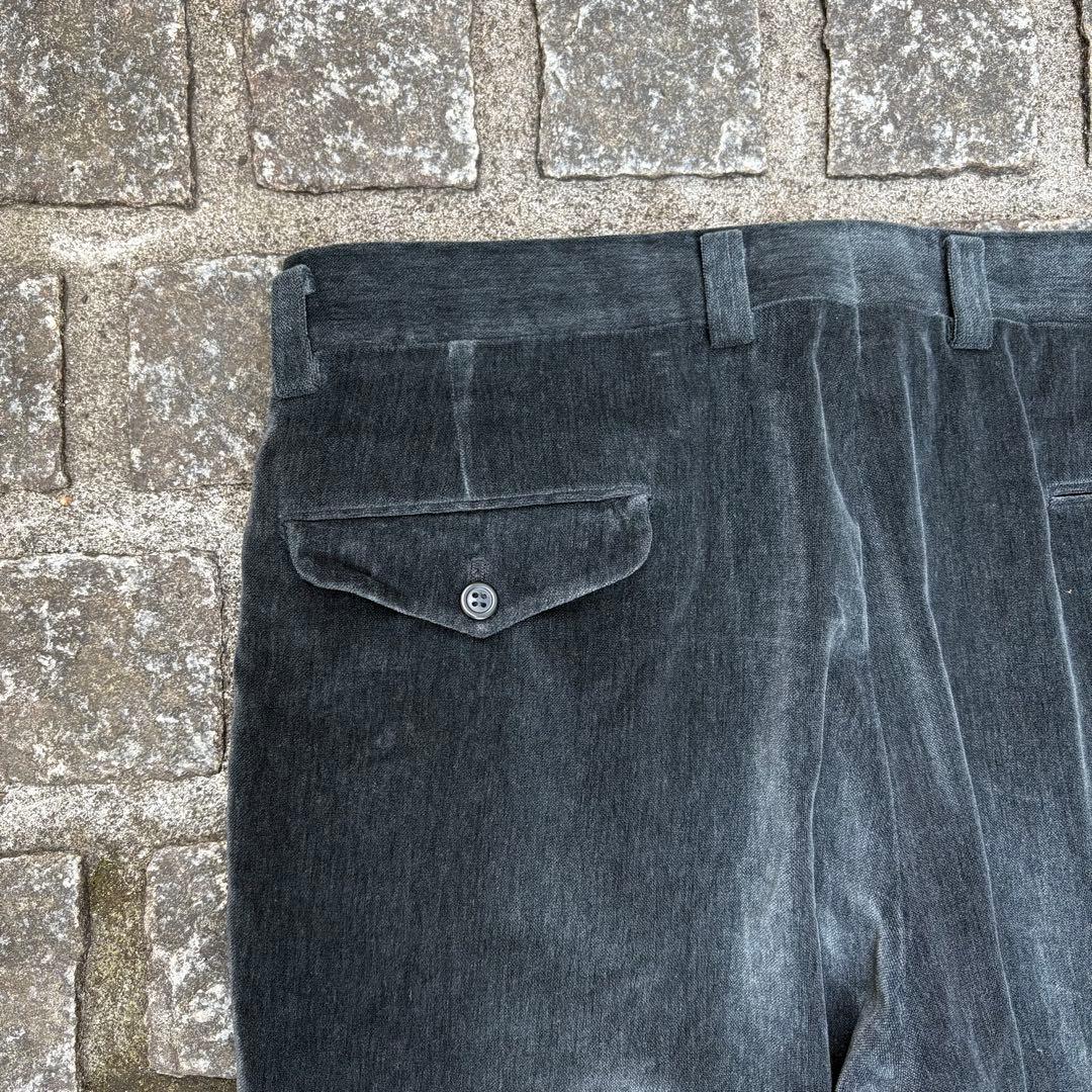 一点物 Pierre Cardin ピエールカルダン ベロア パンツ 太め