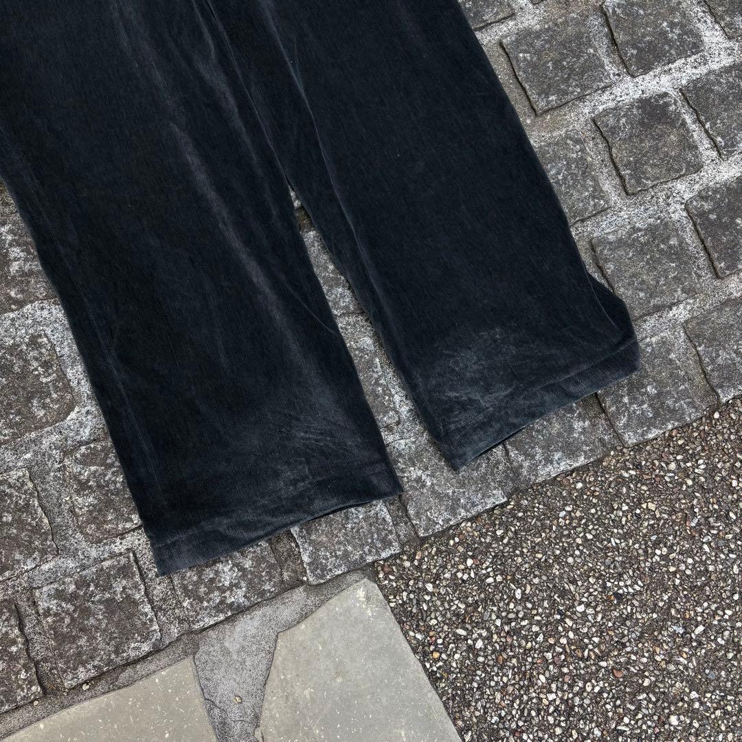 一点物 Pierre Cardin ピエールカルダン ベロア パンツ 太め