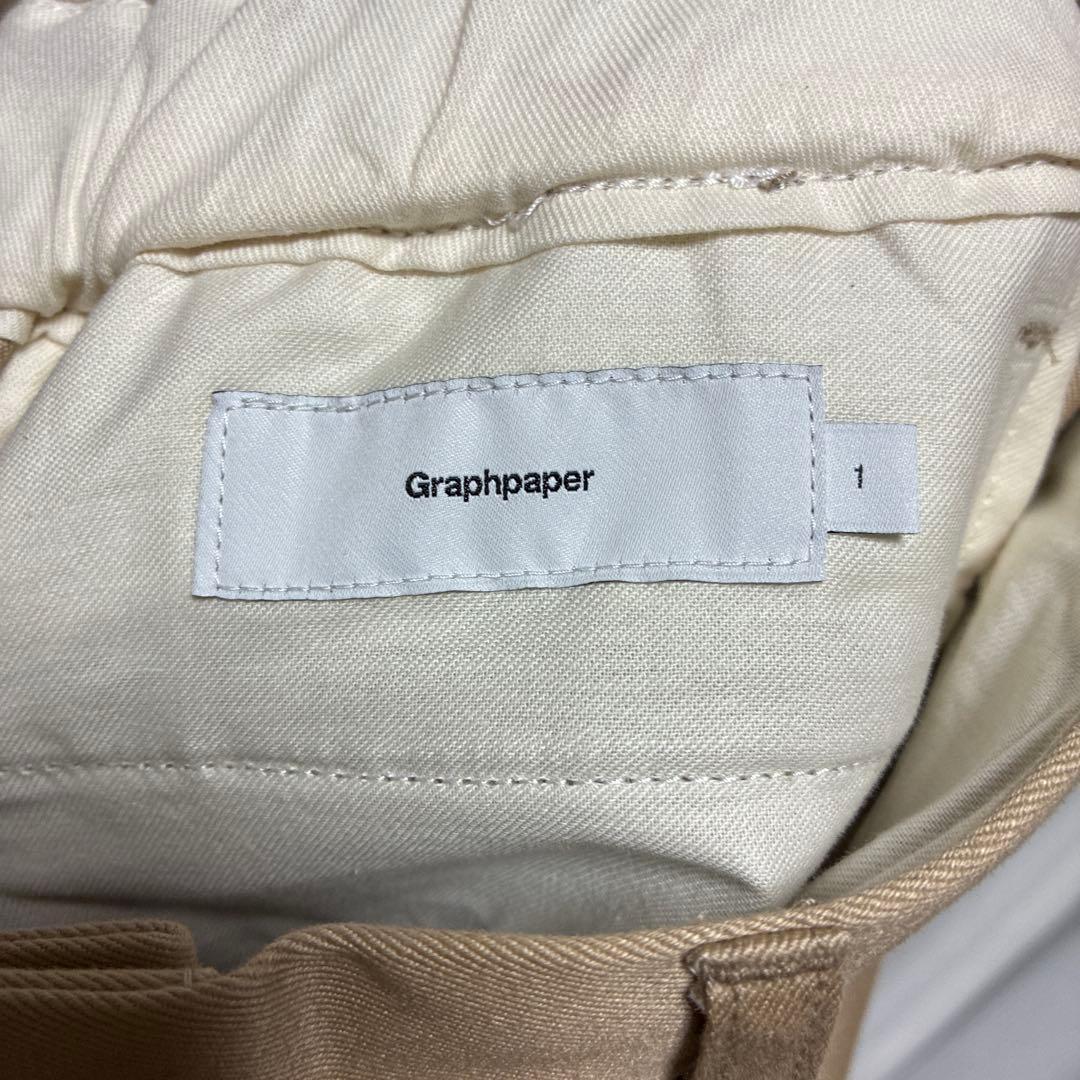 Graphpaper Suvin Chinoワイドテーパードパンツ サイズ1