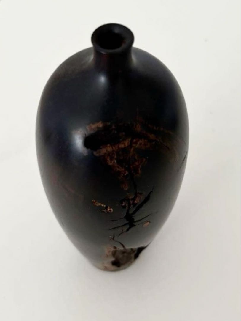 市川岳人 アメリカンウッド　ドライフラワー用 花器　オブジェ　インテリア