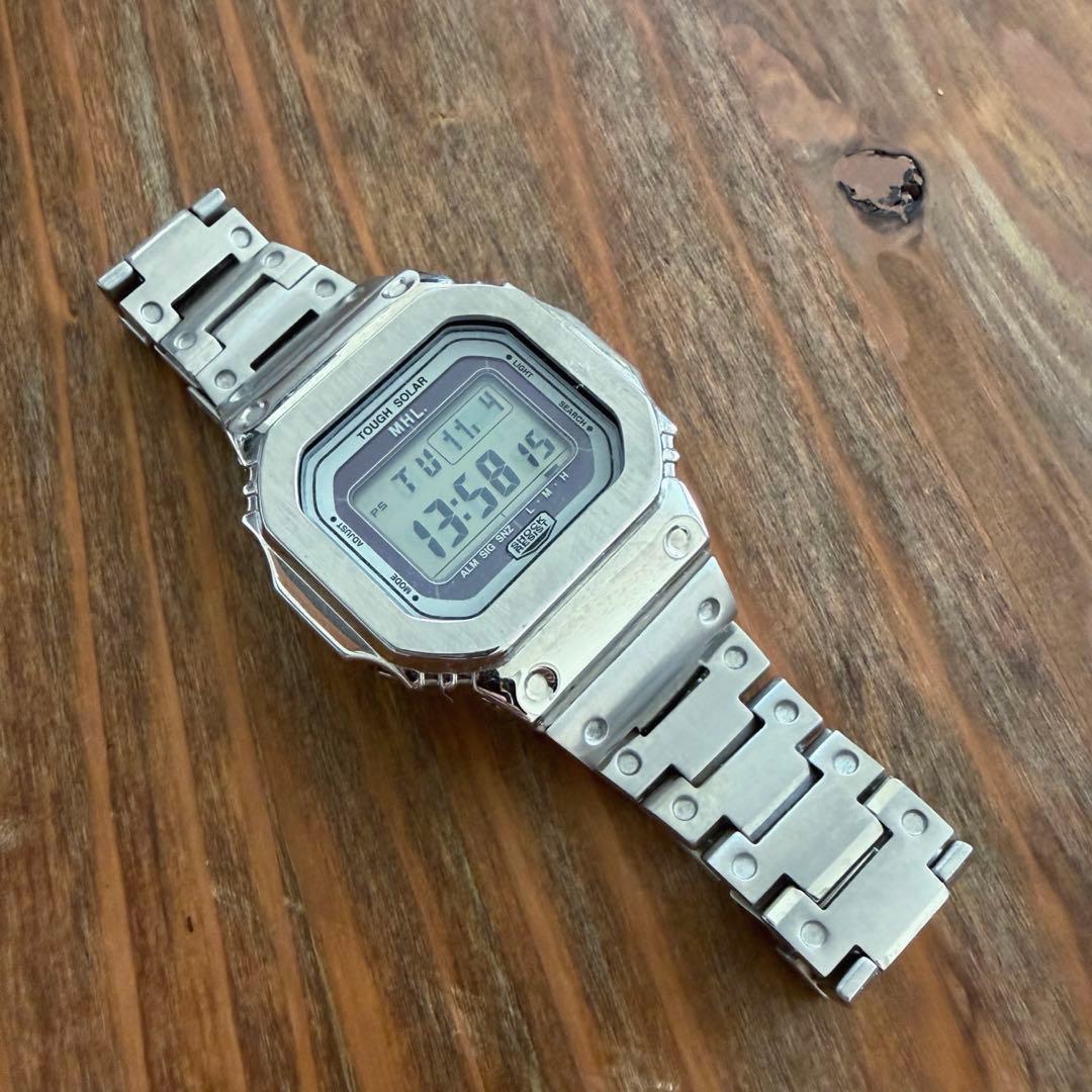 美品 G-SHOCK G5600E MHLコラボ タフソーラー フルメタル