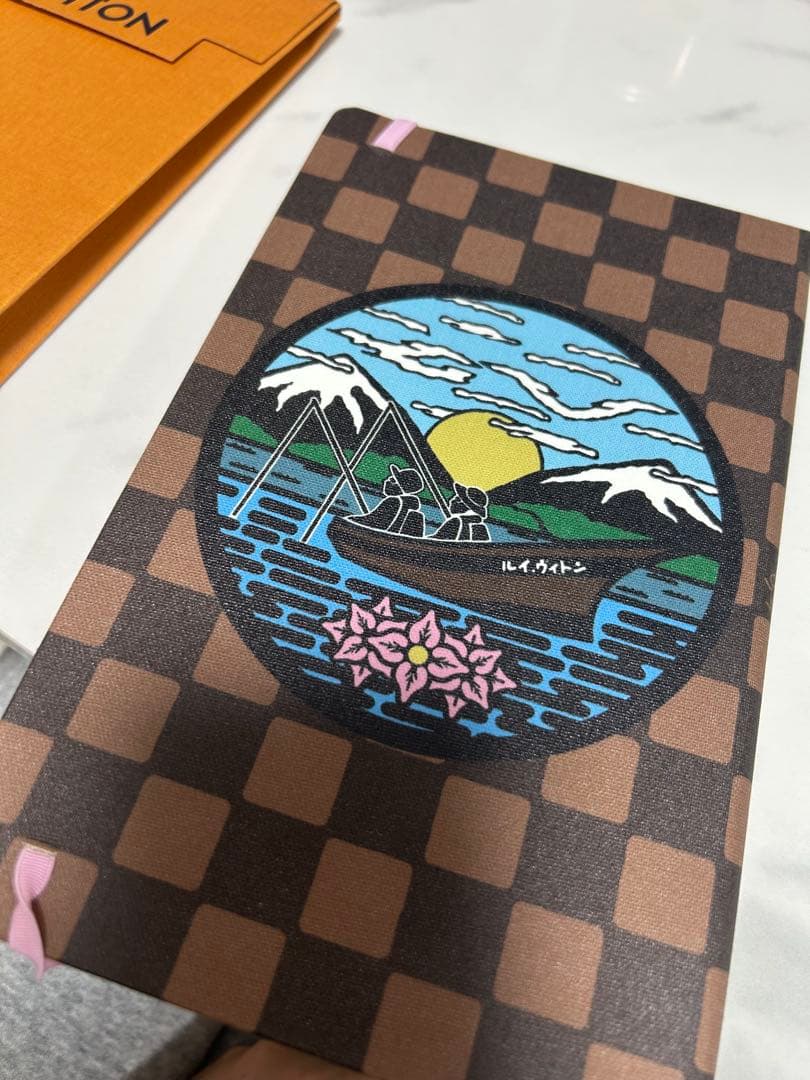 Louis Vuitton チェック柄ノート A5