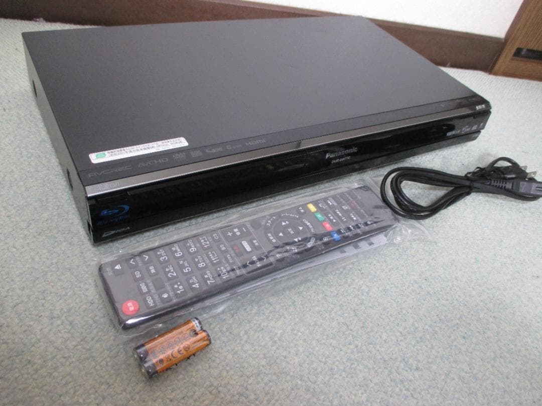 動作良好☆Panasonic 2番組同時録画 BDレコーダーDMR-BW770