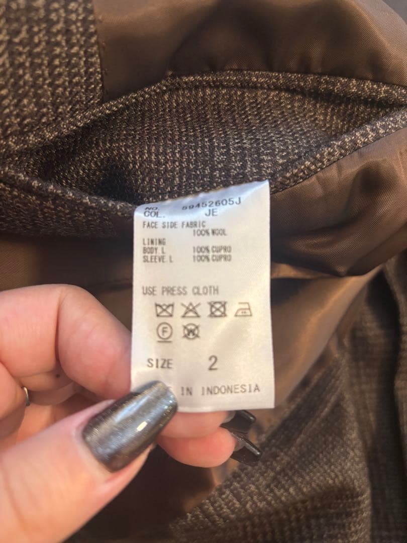 な*P様 最終値下！GOOVI ダブルブレスト テーラードジャケット サイズ2